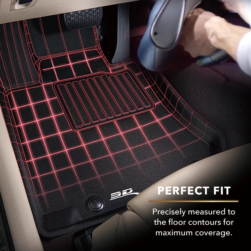 3D Mat L Front GRAND Row CHEROKEE with MAXpider Floor compatible (BLACK) 2022-2024 - KAGU JEEP