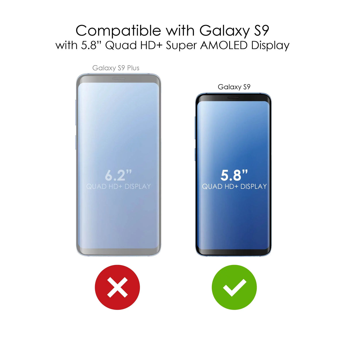 Tempered Screen for Samsung S9 Can Acrylic Mountains Shockproof - Faith Clear Hybrid Bumper, (5.8" DistinctInk Case Move Protector Galaxy Glass - Back, Screen) TPU Your