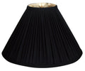 Pleat Gather Designs 14" Shade Black Coolie Lamp Empire Royal