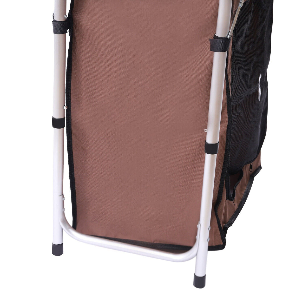 Rack+Brown Table Portable Barbecue Folding Fabric Camping Station Cover
