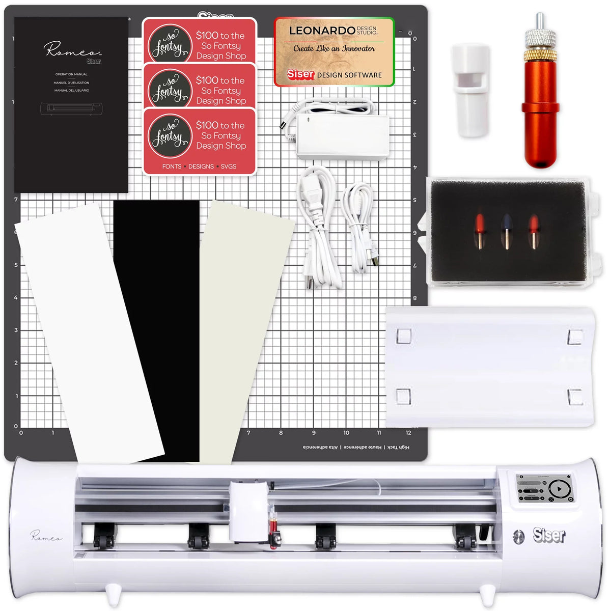 Romeo 24" Transfer Siser Bundle Deluxe Easyweed (HTV) Heat