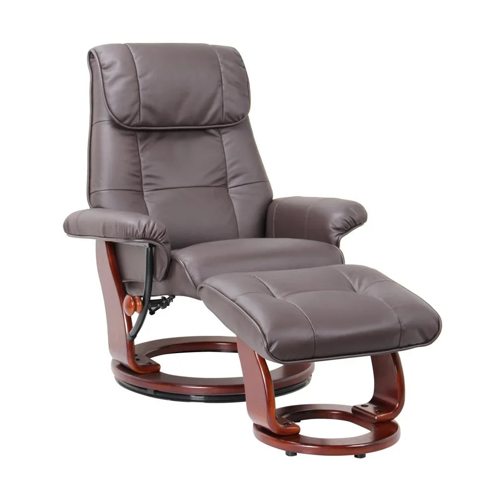/ recliner Kona ottoman, Brown European-styled and Scandinavian