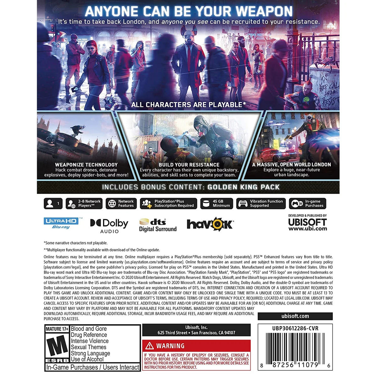 Edition Legion One Watch Day Outriders Two Games For - and Dogs: PS5