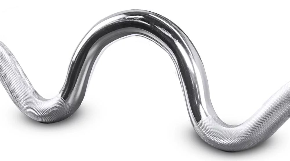 and Streel Valor Hand 47" Bar Arm Workout -28mm Fitness Body Curls EZ for Curl Grip Upper Triceps Knurled