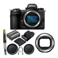Digital Camera Mirrorless Z6II Nikon II FTZ with Adapter Mount Nikon Bundle