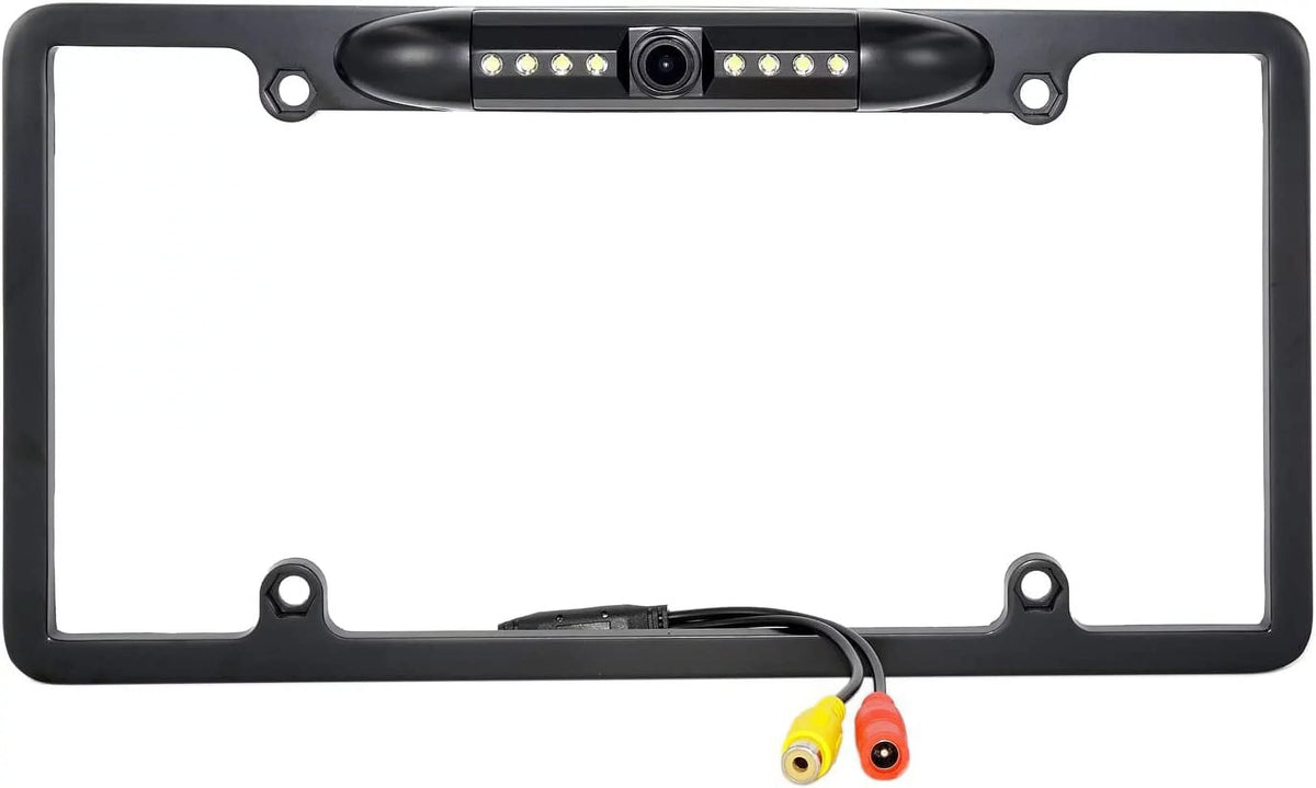 Frame ILX-F409 Plate License Rearview Backup Black ALPINE ILXF409 for Camera