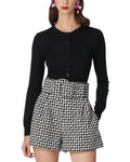 Cardigan, Herrera Crewneck Carolina womens Silk-Blend XL
