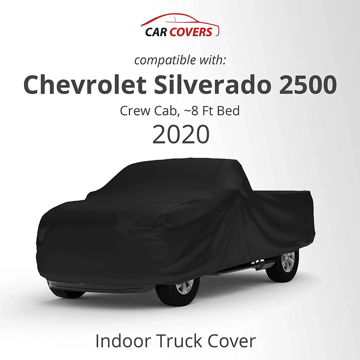 Use 8 Silverado Compatible Satin Truck - Vehicle - Storage Bag Indoor - Indoor - Cab, with Cover Bed Keep Includes Soft Looking 2020 Black Between Material Ft Ultra Chevrolet 2500 Crew