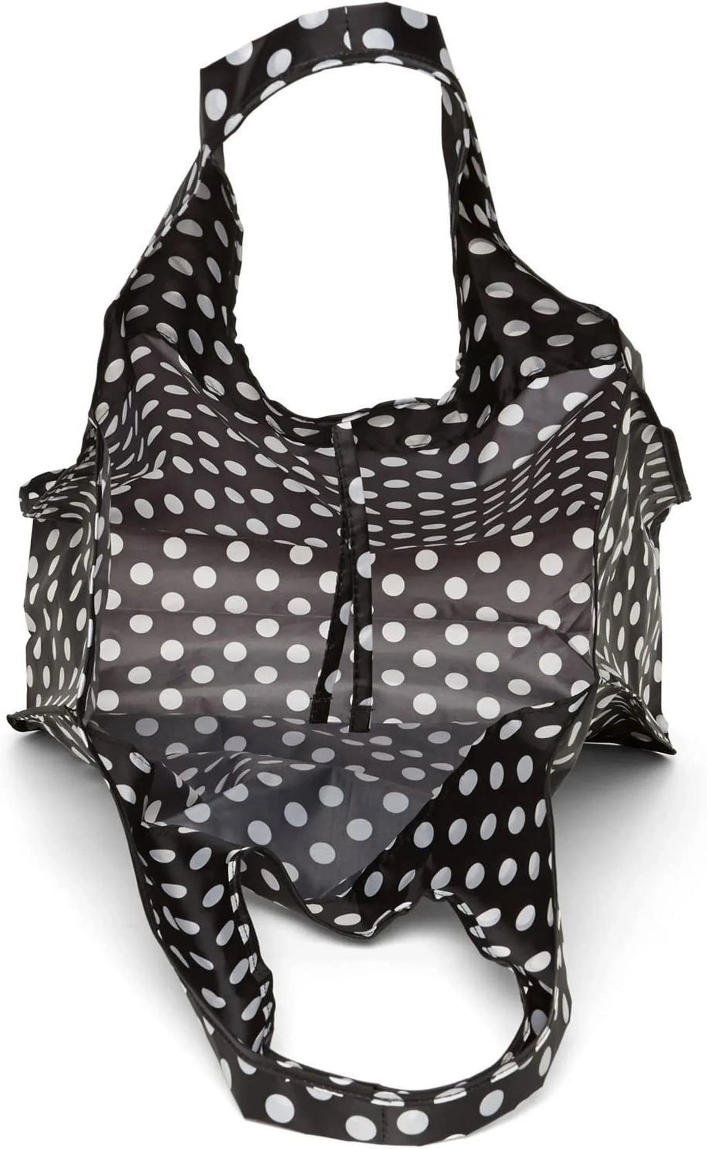 Black new Dots Resuable Shopping Tote, spade york kate