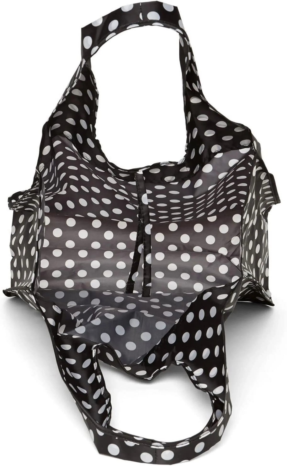 Black new Dots Resuable Shopping Tote, spade york kate